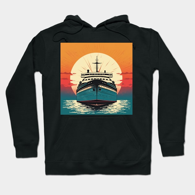 Cruise Ship Dreams: Let Your Imagination Take You on a Journey Hoodie by CreativeWidgets